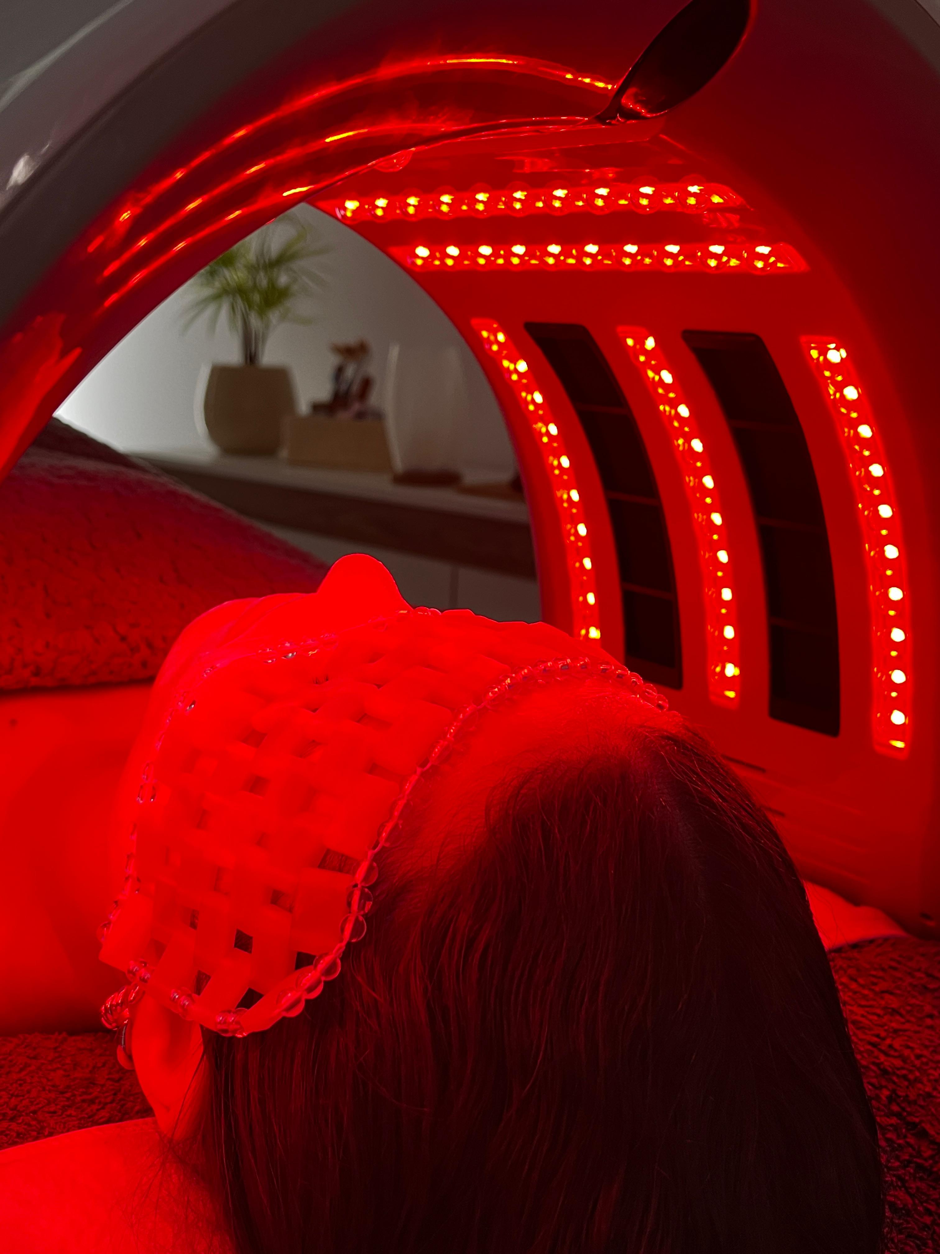 Sesión de LED terapia